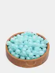 Лазурный бусины жемчужные, акриловые , 6 мм