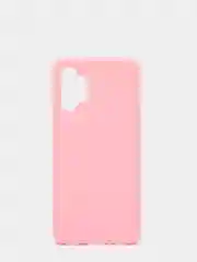 Розовый чехол Samsung Galaxy A32 4G (Самсунг Галакси А32) силиконовый цветной матовый