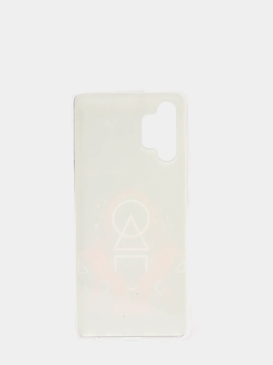 Кораллово-розовый чехол Samsung Galaxy A32, Самсунг Галакси 4G с рисунком Игра в кальмара
