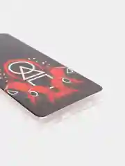 Кораллово-розовый чехол Samsung Galaxy A32, Самсунг Галакси 4G с рисунком Игра в кальмара