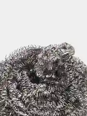 Губка металлическая для мытья посуды, спираль SAFI TEX, сталь, 1 штука
