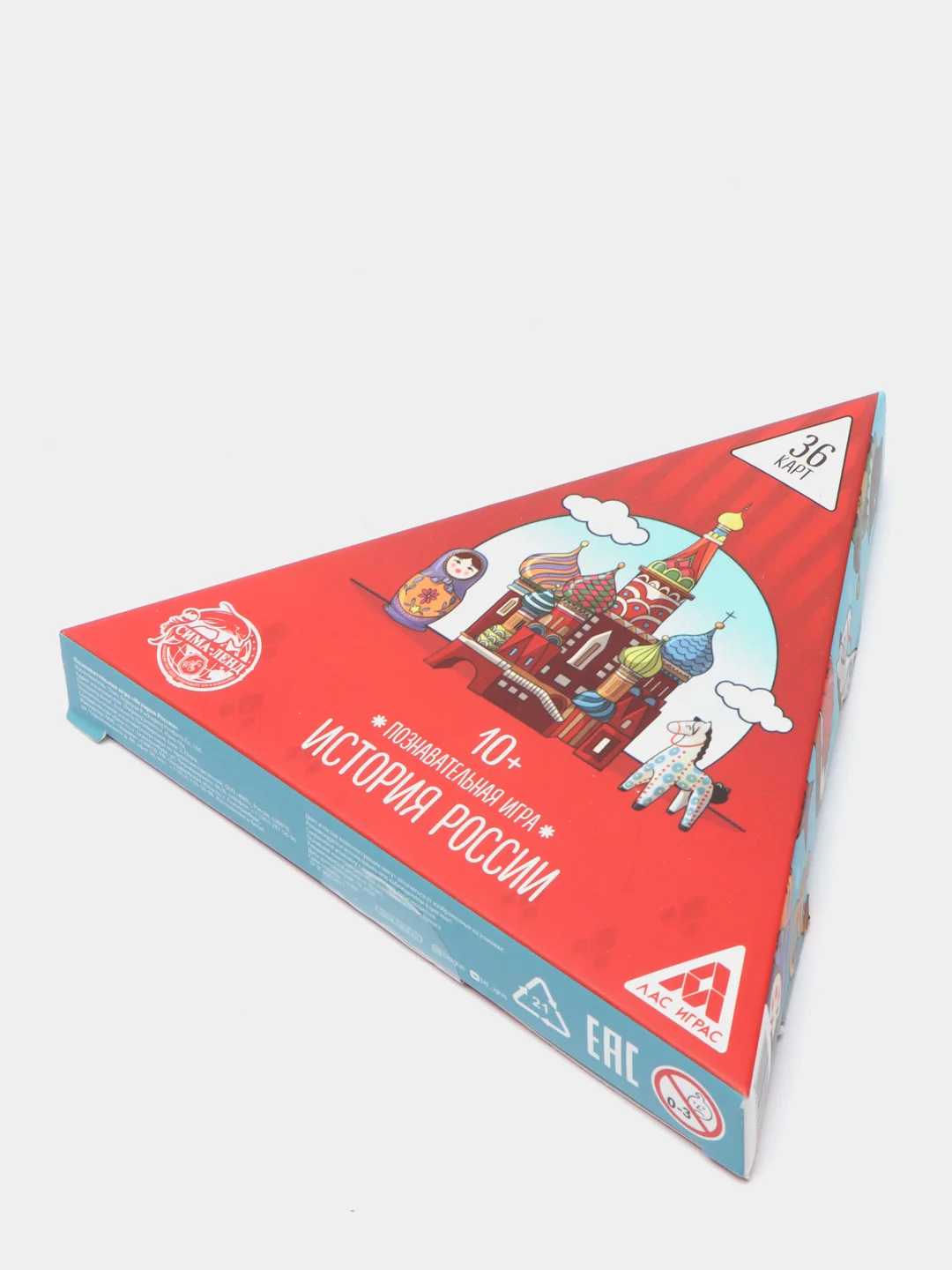 Познавательная игра "История России", 36 карт, 10+