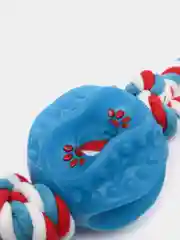 Голубой игрушка потягуши,погрызушка для собак с канатом,мячик с веревкой для домашних животных msh