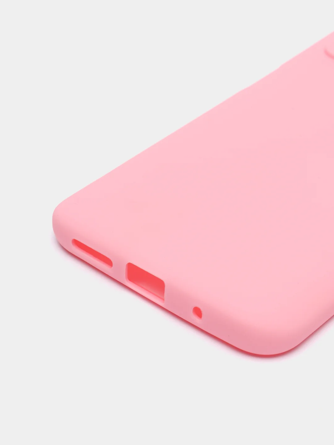 Розовый чехол силиконовый Xiaomi Redmi 10 / Редми 10 матовый, цветной