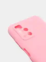 Розовый чехол силиконовый Xiaomi Redmi 10 / Редми 10 матовый, цветной