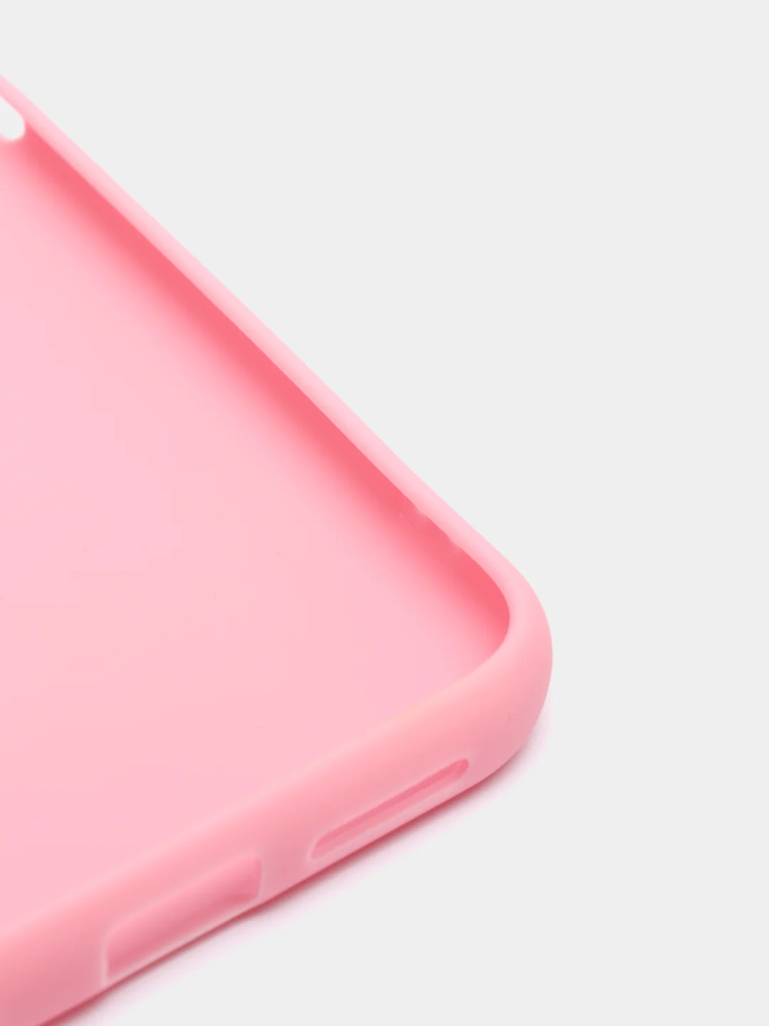 Розовый чехол силиконовый Xiaomi Redmi 10 / Редми 10 матовый, цветной
