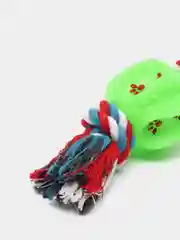 Зеленый игрушка потягуши,погрызушка для собак с канатом,мячик с веревкой для домашних животных msh
