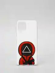 Багровый чехол Samsung Galaxy A22 4G / M22 / M32 с рисунком Игра в кальмара