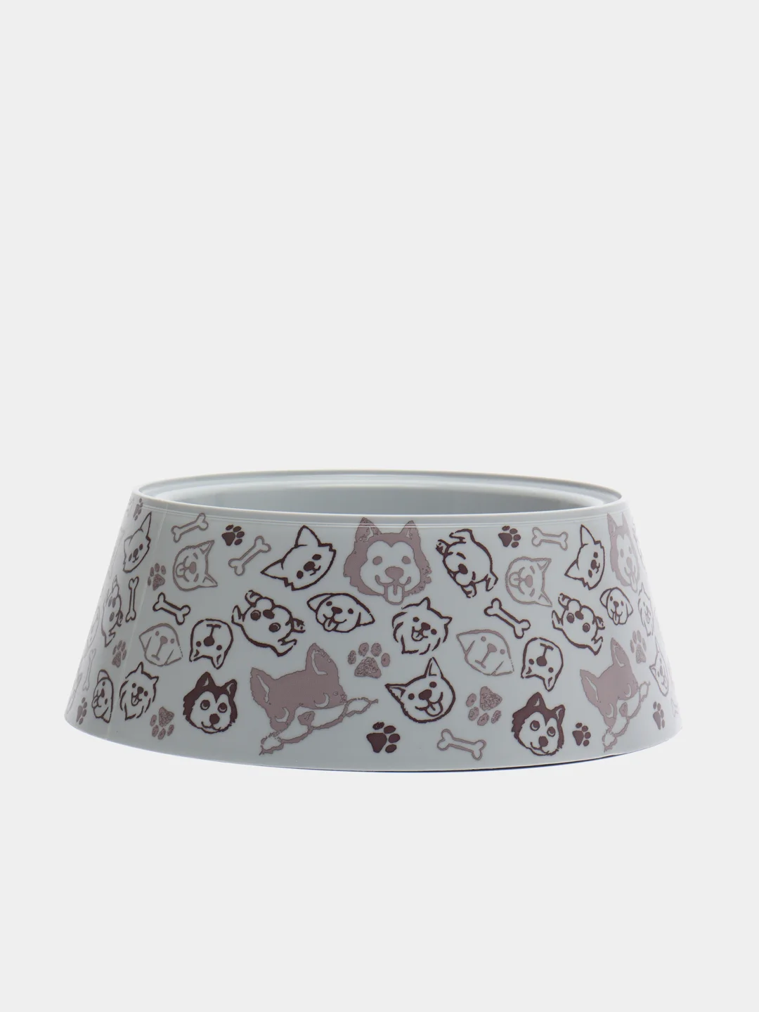 Миска для собак 1,2 л "Dogs", пластик, кормушка, тарелка