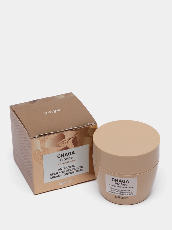 Белита/Крем-концентрат против старения для шеи,декольте "Chaga.ProAge.Антивозрастной уход"
