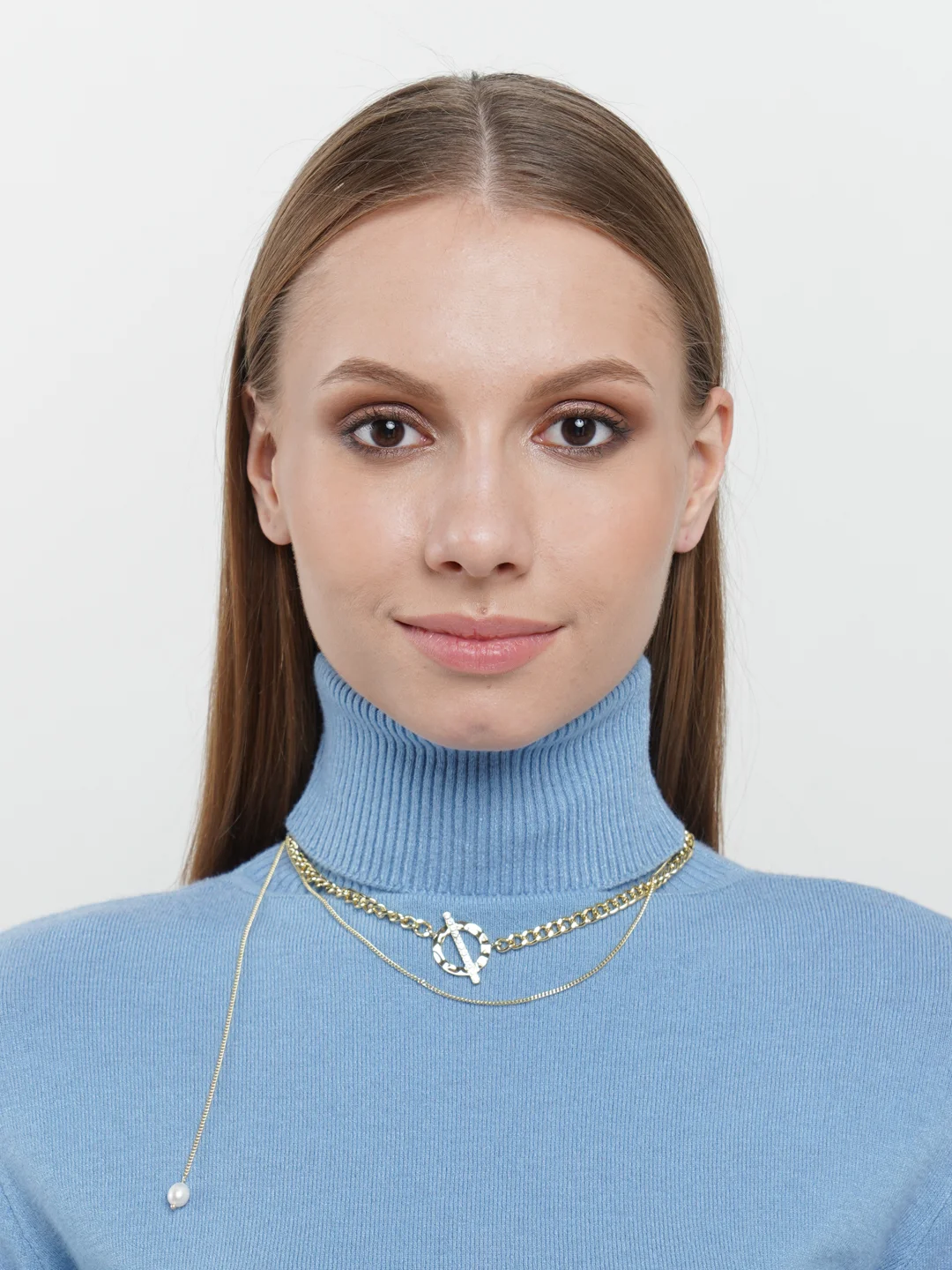 Цепочка двойная с кулоном купить по цене 322 ? в интернет-магазине ...