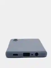 Темно-синий чехол Samsung Galaxy A02 (2021), силиконовый