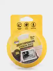 Двухсторонний скотч на вспененной основе 24мм х 2м, клейкая лента Aviora