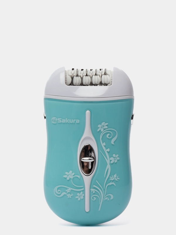 Эпилятор женский Sakura SA-5540SBL для удаления волос, 2 насадки, бритва, 2 скорости