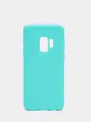Бирюзовый чехол Samsung Galaxy S9, Самсунг Галакси С9 силиконовый цветной матовый