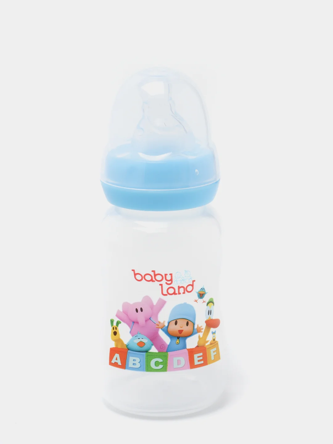 Голубой бутылочка Baby Land 150 мл с силиконовой классической соской в блистере