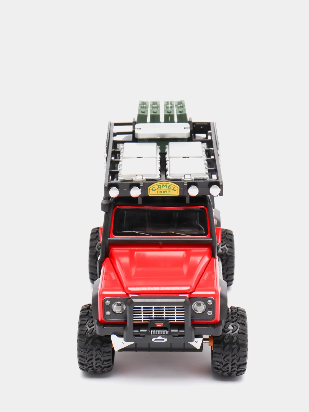 Красный металлическая машинка Newao Model 1:28 Land Rover Defender A2833B