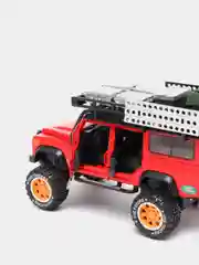 Красный металлическая машинка Newao Model 1:28 Land Rover Defender A2833B