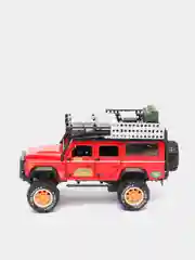 Красный металлическая машинка Newao Model 1:28 Land Rover Defender A2833B