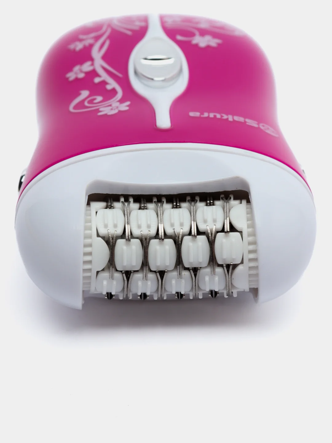 Розовый эпилятор Sakura SA-5540P, 2 насадки, 2 скорости, аккумулятор