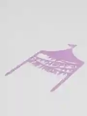 Фиолетовый топпер для торта