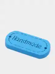 Синий бирки "Hand made", 10штук