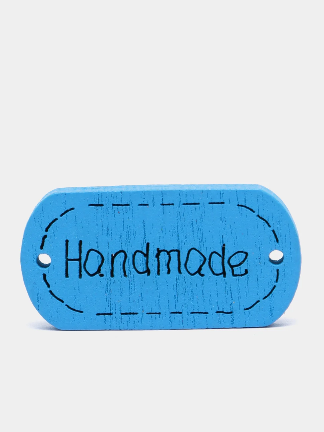 Синий бирки "Hand made", 10штук