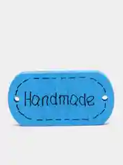 Синий бирки "Hand made", 10штук