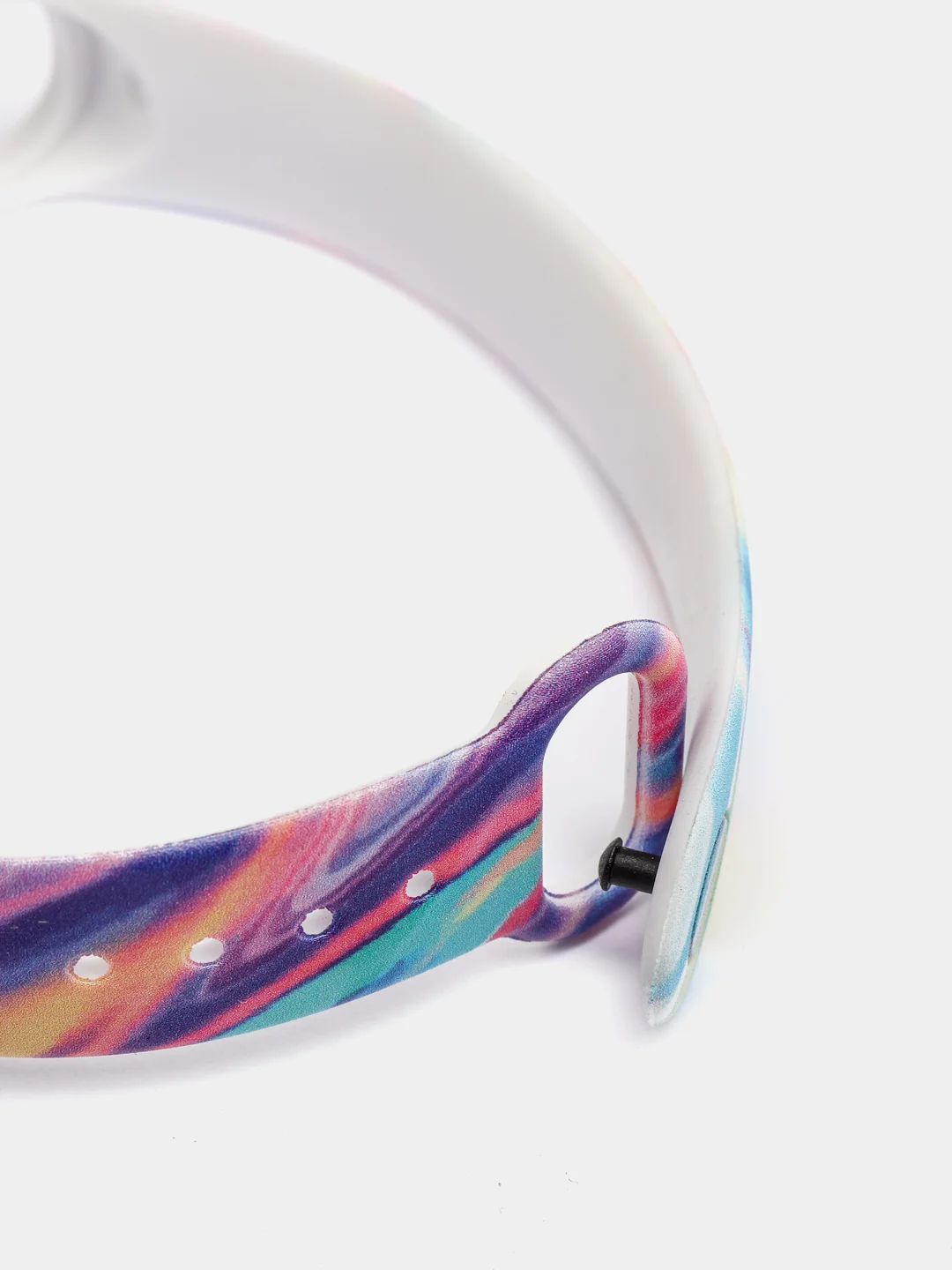Кораллово-розовый ремешок с рисунком для Xiaomi Mi Band