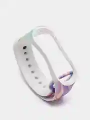 Кораллово-розовый ремешок с рисунком для Xiaomi Mi Band