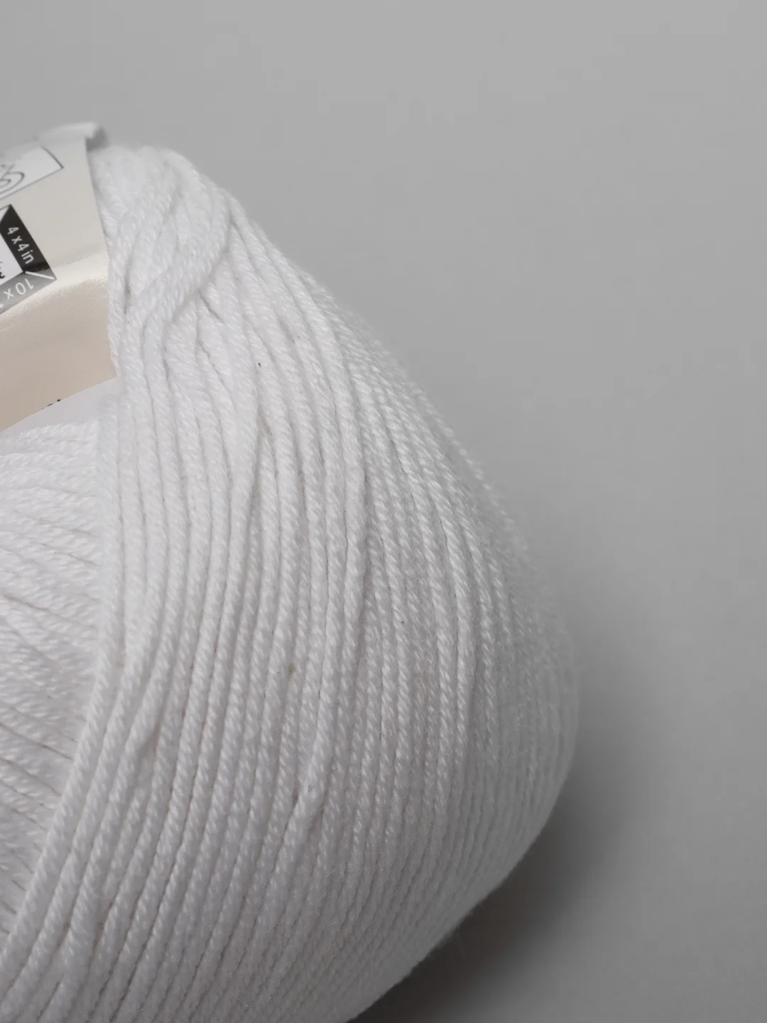 Белый пряжа YarnArt Baby cotton, 50 г, 165 м, акрил и хлопок