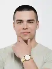 Черный часы наручные мужские, золотистые