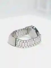 Серебряный наручные часы мужские, кварцевые, классические в подарочкой коробке