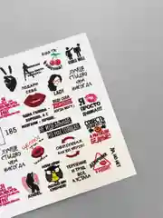 Слайдер для дизайна ногтей "Слова 18+", водный