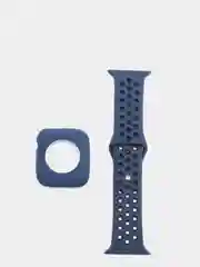 Темно-синий силиконовые ремешки для apple watch 2 в 1. Силиконовые ремешки для умных часов
