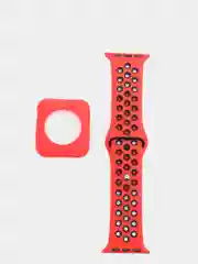 Красный силиконовые ремешки для apple watch 2 в 1. Силиконовые ремешки для умных часов