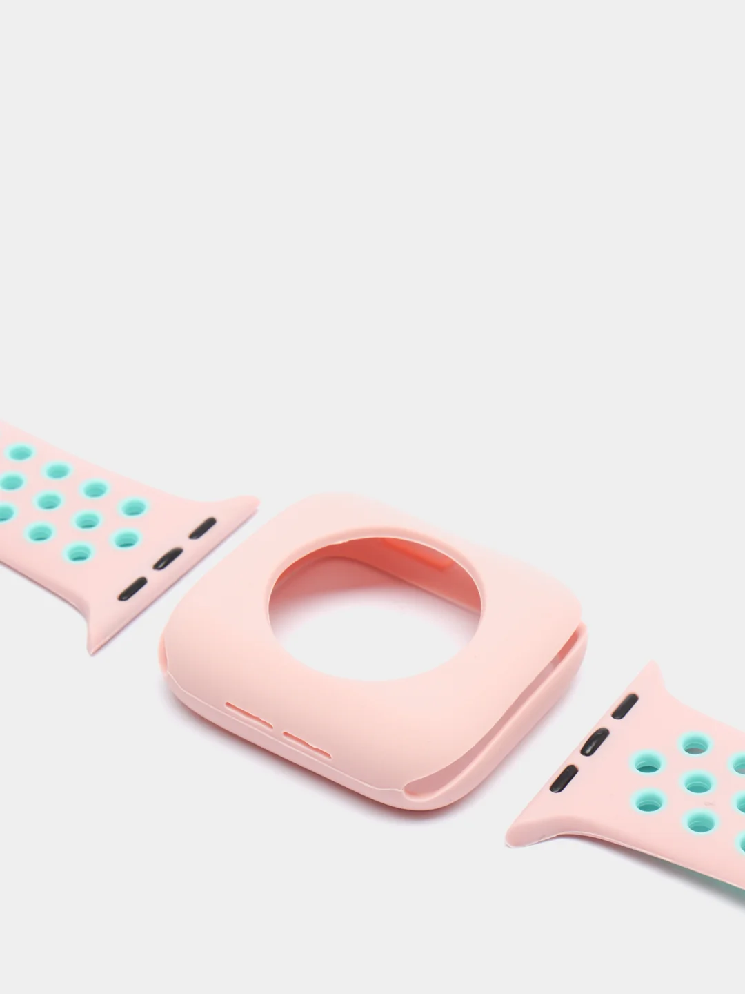 Алый силиконовые ремешки для apple watch 2 в 1. Силиконовые ремешки для умных часов