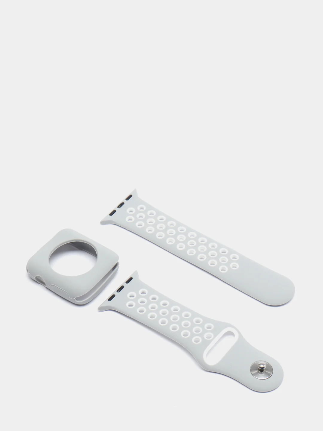 Серый силиконовые ремешки для apple watch 2 в 1. Силиконовые ремешки для умных часов