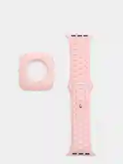 Розовый силиконовые ремешки для apple watch 2 в 1. Силиконовые ремешки для умных часов