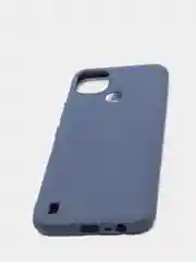 Темно-синий чехол Realme C21Y, Realme C25Y Реалми С21У / С25У силиконовый цветной матовый, прозрачный