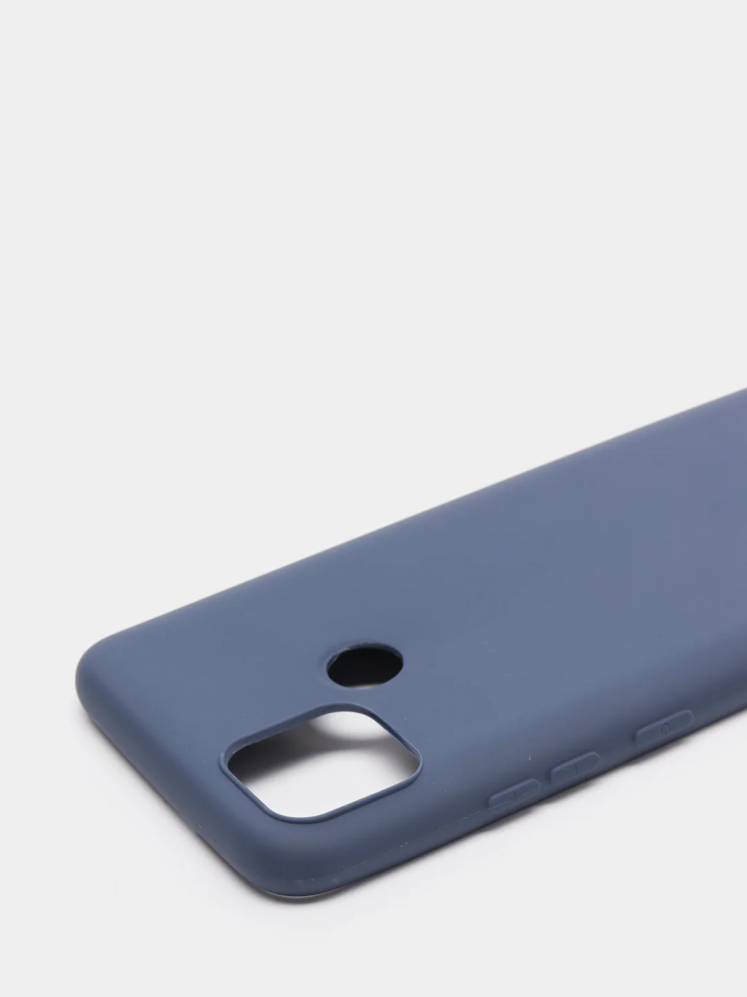Темно-синий чехол Realme C21Y, Realme C25Y Реалми С21У / С25У силиконовый цветной матовый, прозрачный