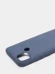 Темно-синий чехол Realme C21Y, Realme C25Y Реалми С21У / С25У силиконовый цветной матовый, прозрачный