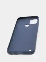 Темно-синий чехол Realme C21Y, Realme C25Y Реалми С21У / С25У силиконовый цветной матовый, прозрачный