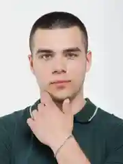 Серебряный мужской браслет на руку