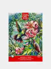 Альбом для акварели ArtBerry "Колибри", А4, 10 листов, на клею