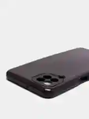 Черный чехол Samsung Galaxy A22 4G, M22, Самсунг Галакси А22 4G, М22 блестящий с защитой камеры