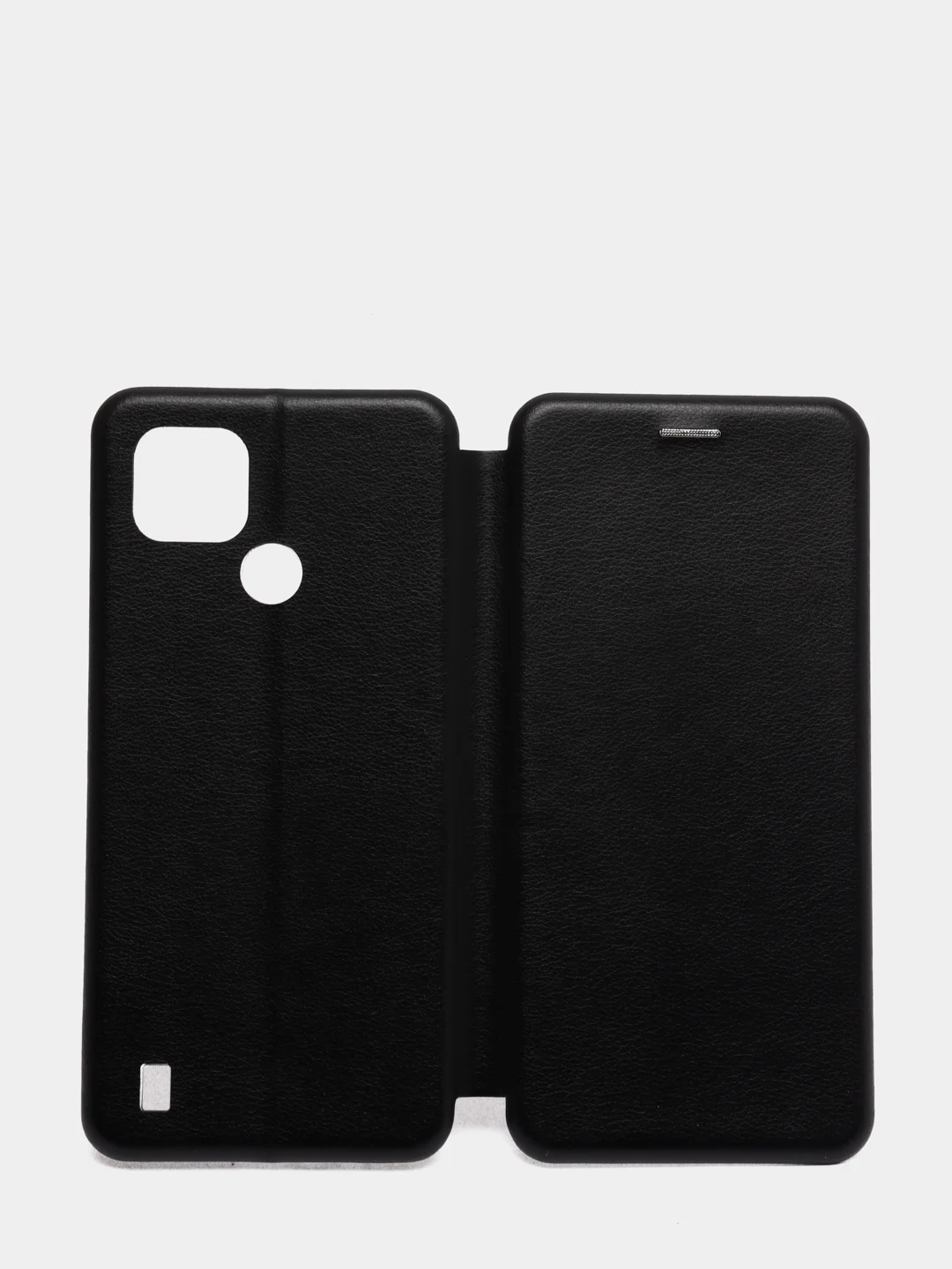 Черный чехол-книжка для Realme C21 / C21Y, C3 / 5 / 6i, C30 / C30S / С31 / С33 / C35
