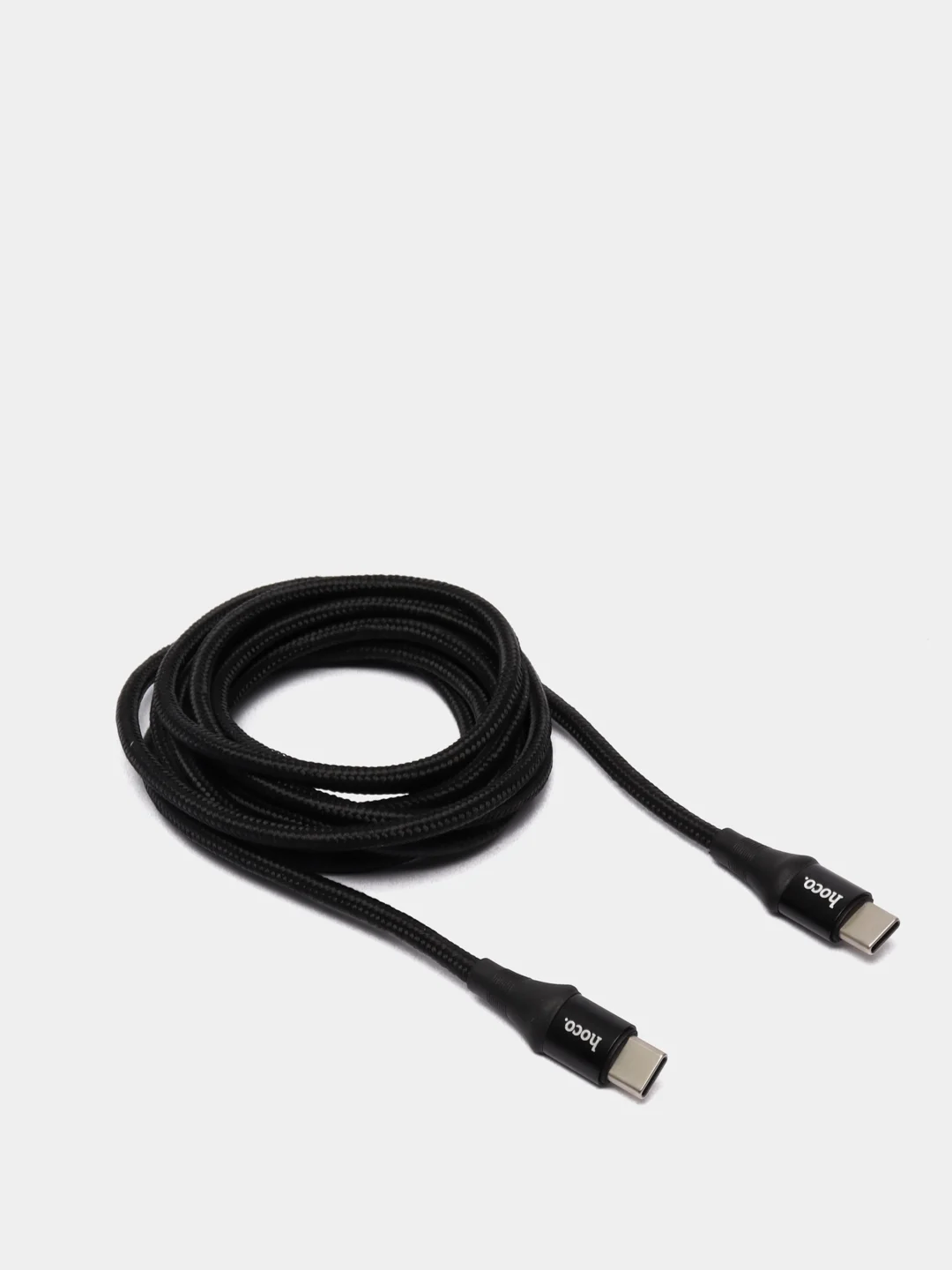 Черный кабель Hoco X50 Type-C to Type-C 100W 2 метрa
