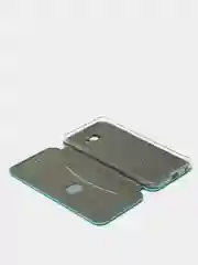 Бирюзовый чехол-книга Samsung S9/ S9+ / j6 2018 / J3 2016 J4 plus