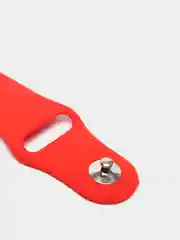 Красный силиконовый ремешок для Apple Watch 4, 5, 6, 7, 8, SE на 38/42/40/44/41/45